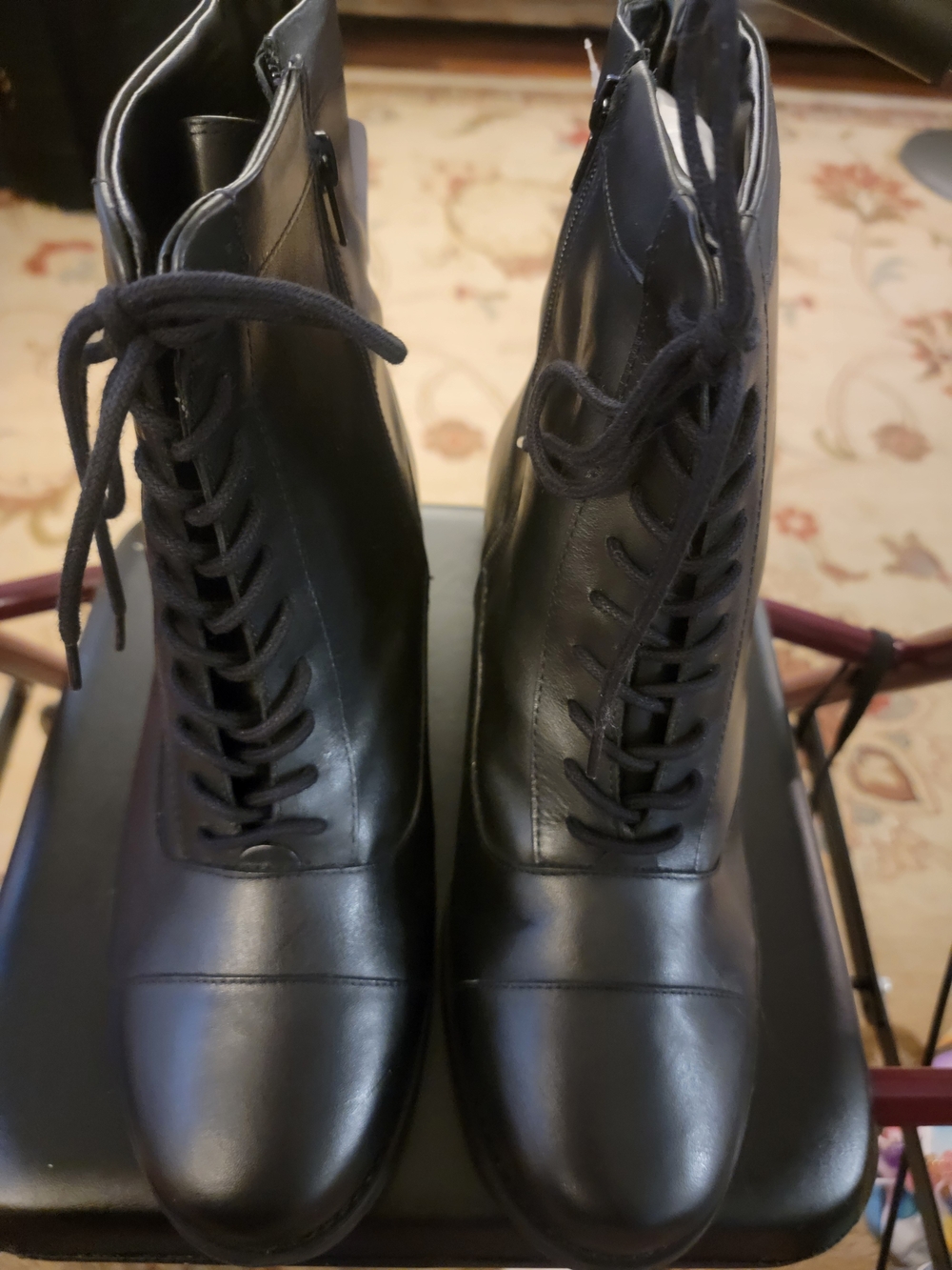 NEW NWTDavid Tate Black Lace-Up Women's Ankle Boots Womens 11 WW